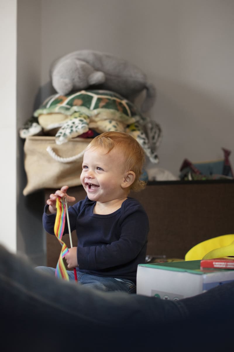 Enfant de 10 mois en cr&egrave;che au Luxembourg
